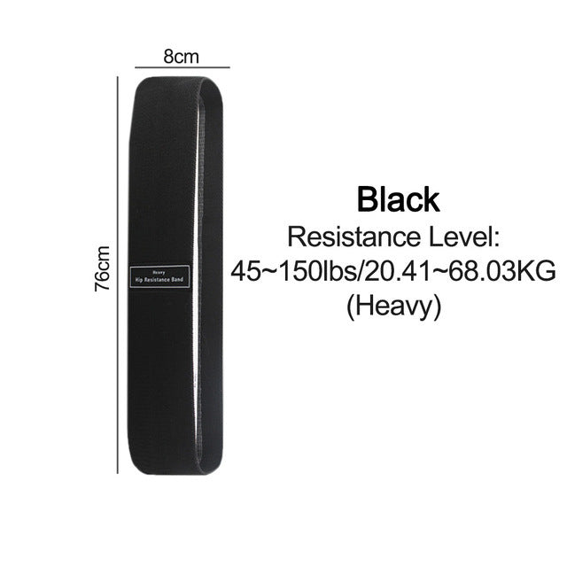 Elastic Fitness Belt Set