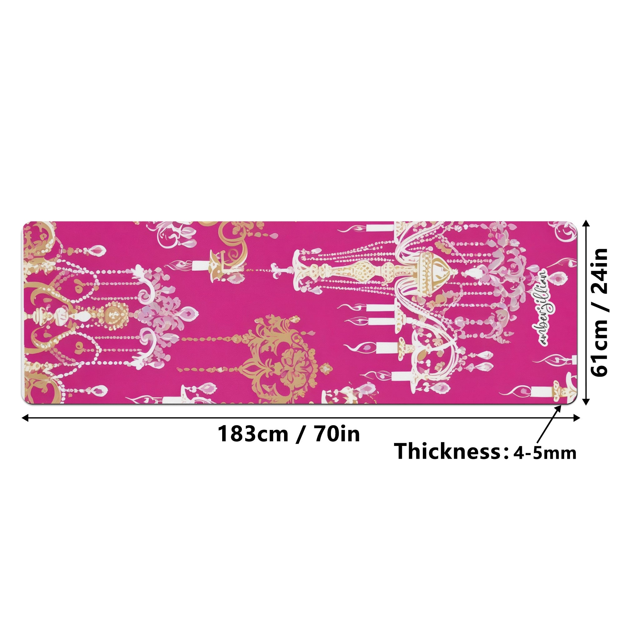 Chandelier - 4mm Rubber Workout Mat