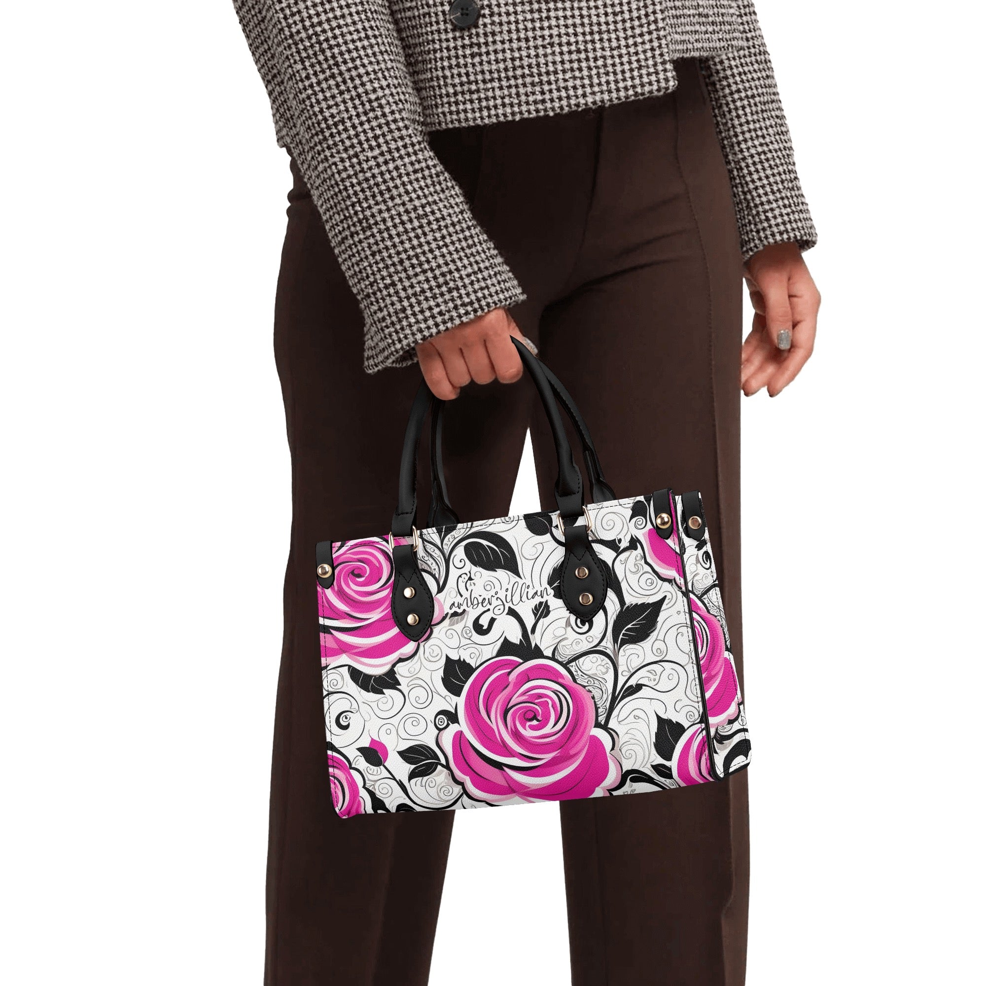 Rosy Vines - PU Handbag