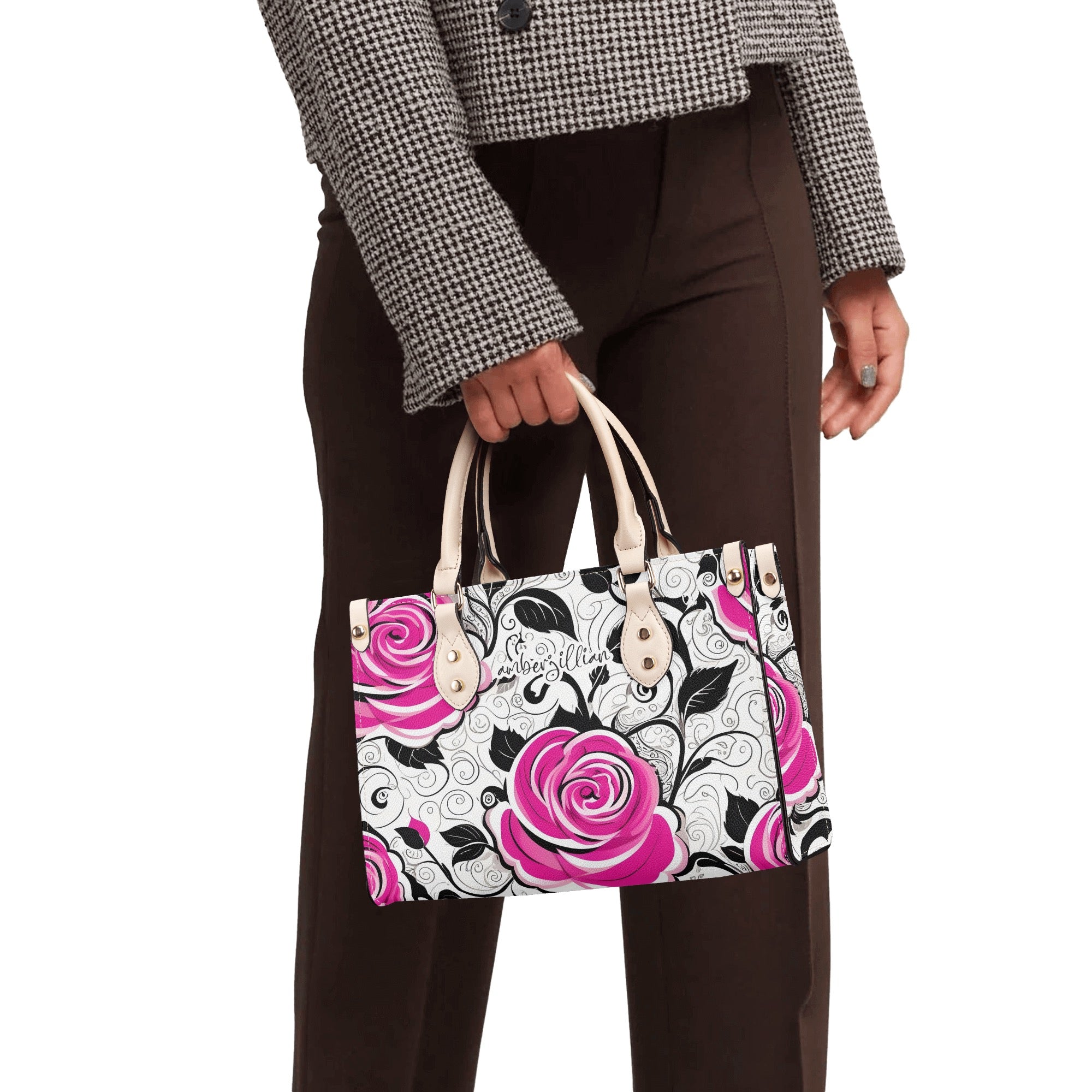 Rosy Vines - PU Handbag