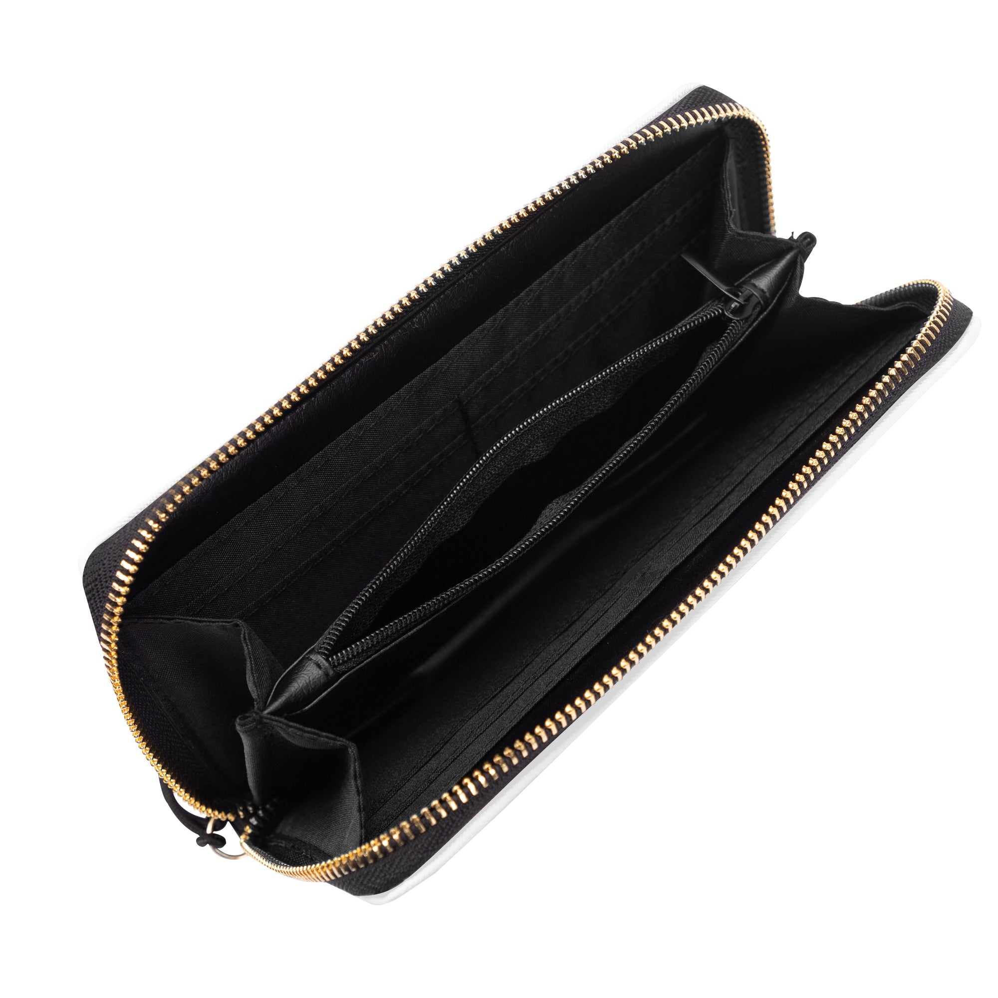 Call Me Queen - Leather Zipper Wallet with Wrist Strap