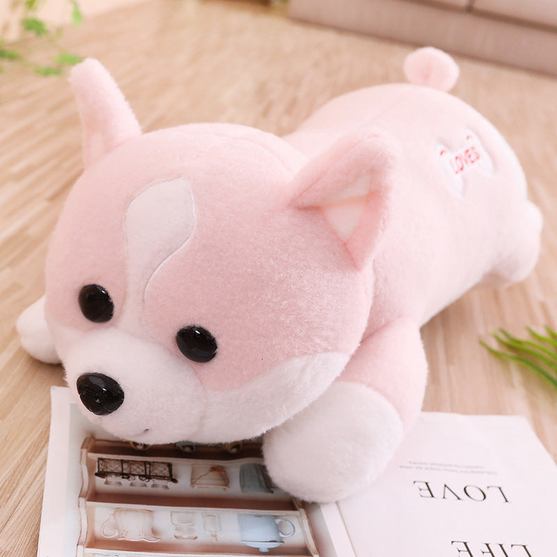 Love Patch Husky Plush Pillow