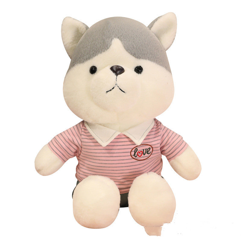 Polo Striped Husky Toy