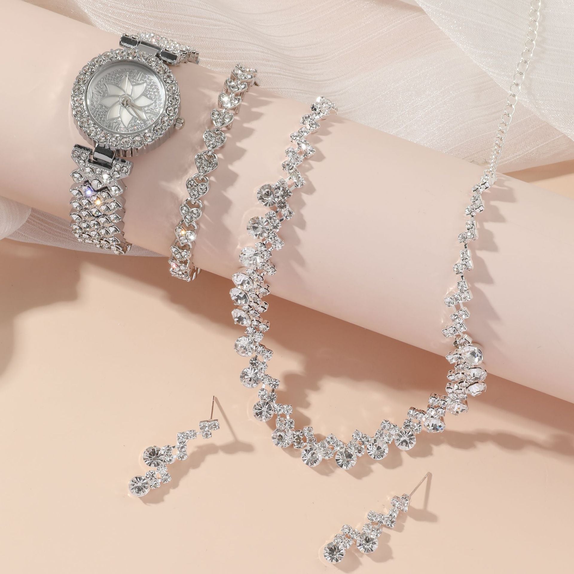 Women's Watch & Jewelry Set