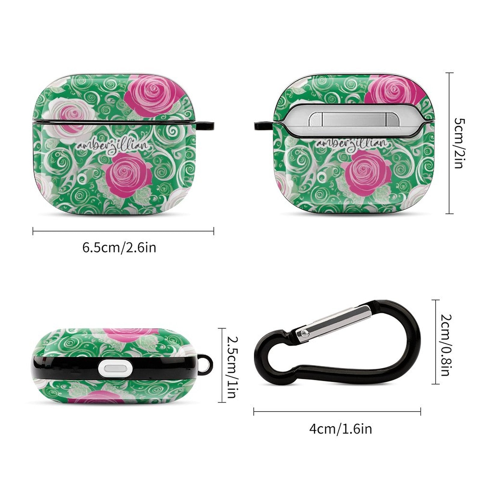 Rosy Green - Airpod Case - 3rd Generation Case Cover