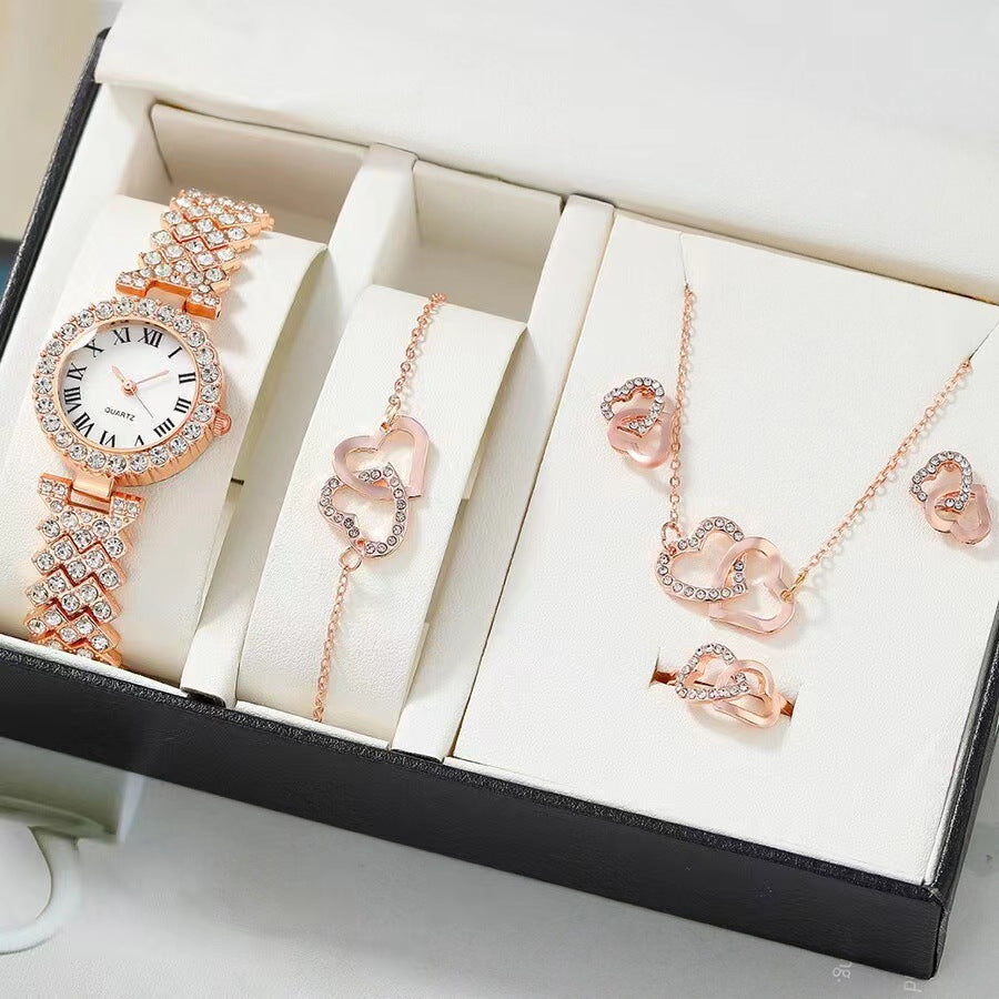 Women's Watch & Jewelry Set