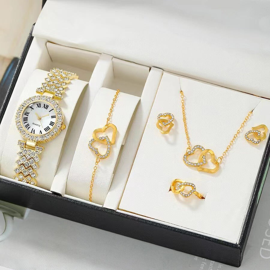 Women's Watch & Jewelry Set