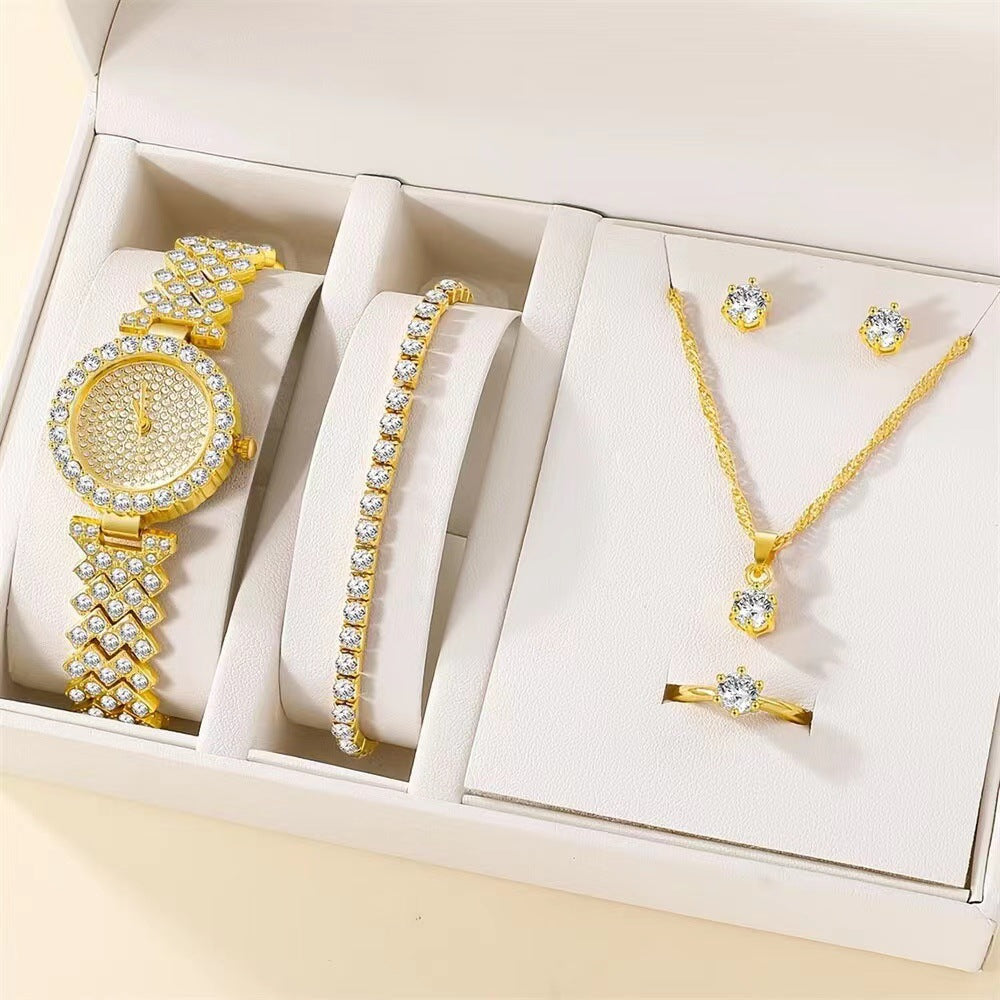 Women's Watch & Jewelry Set