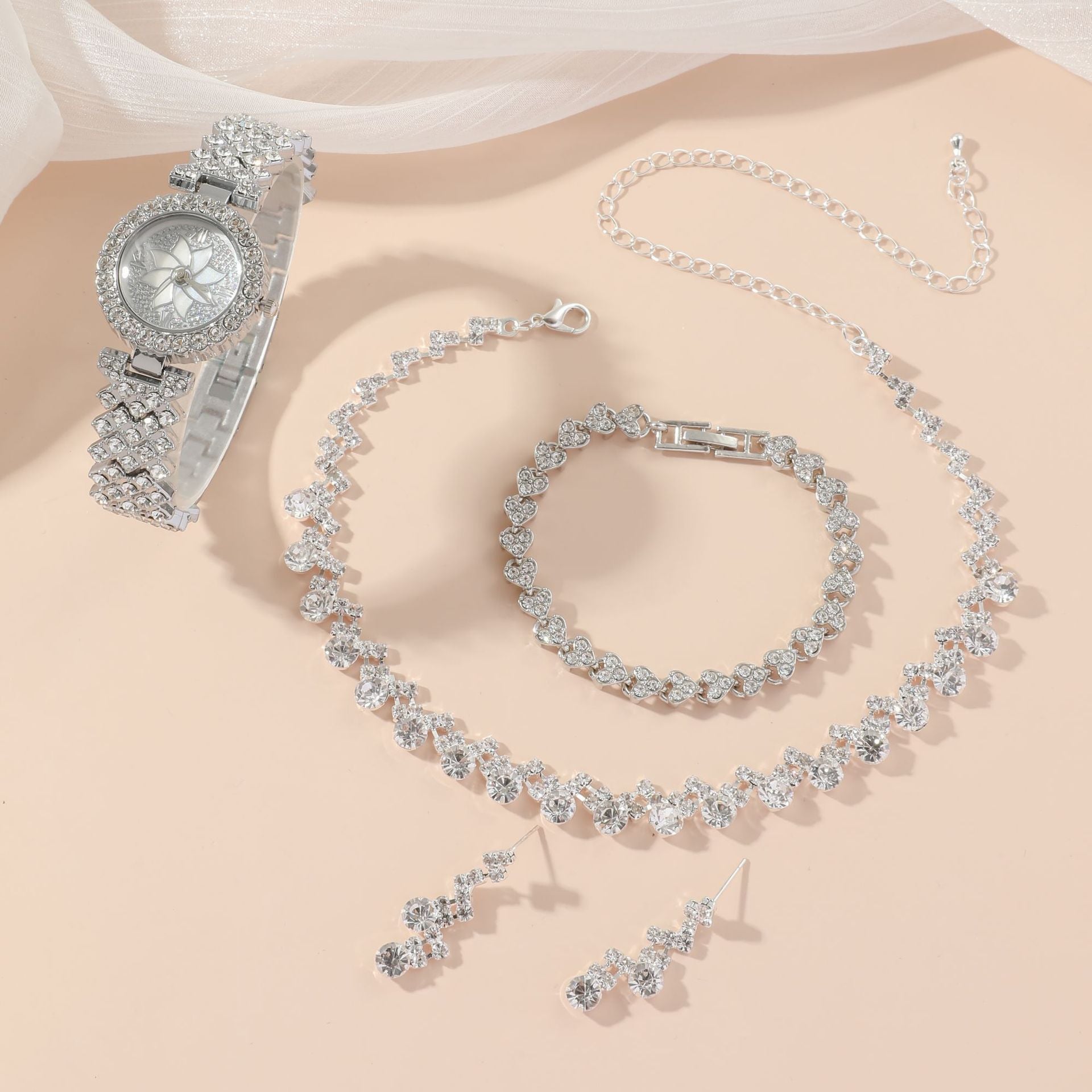 Women's Watch & Jewelry Set