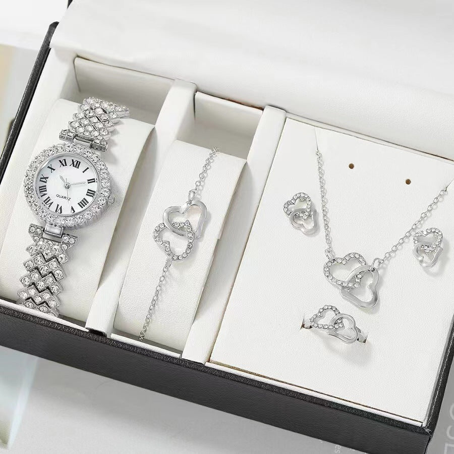 Women's Watch & Jewelry Set