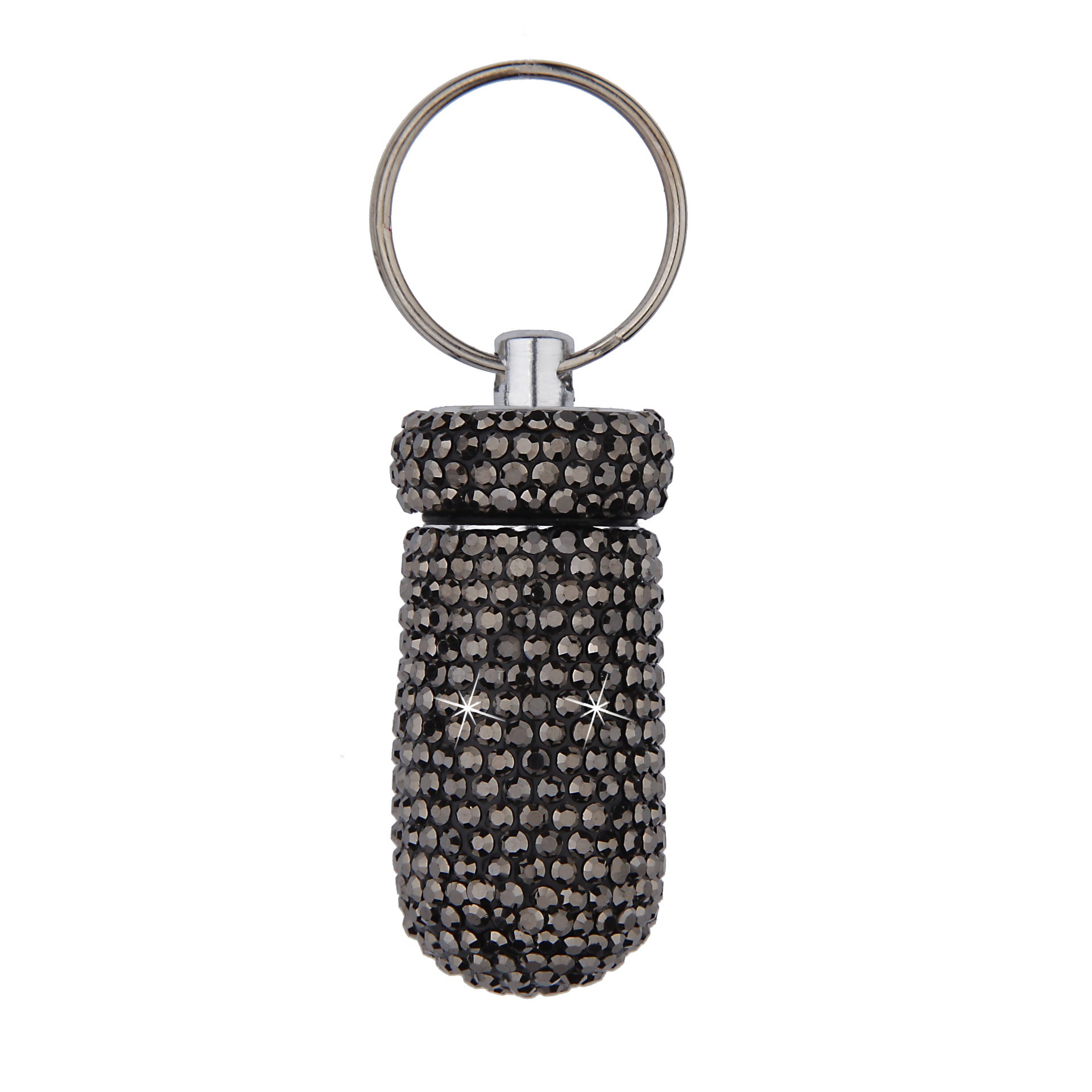 Rhinestone Container Keychain