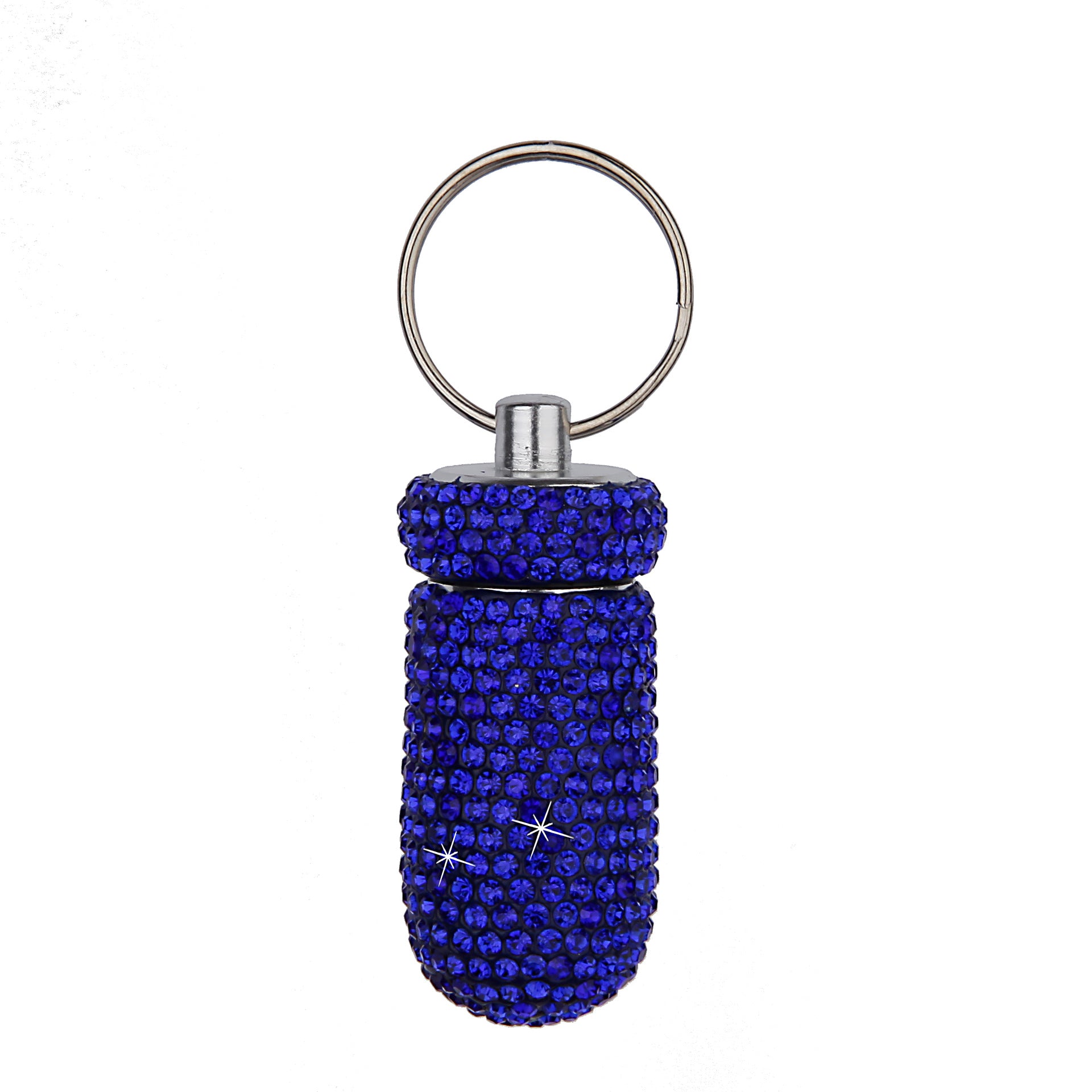 Rhinestone Container Keychain