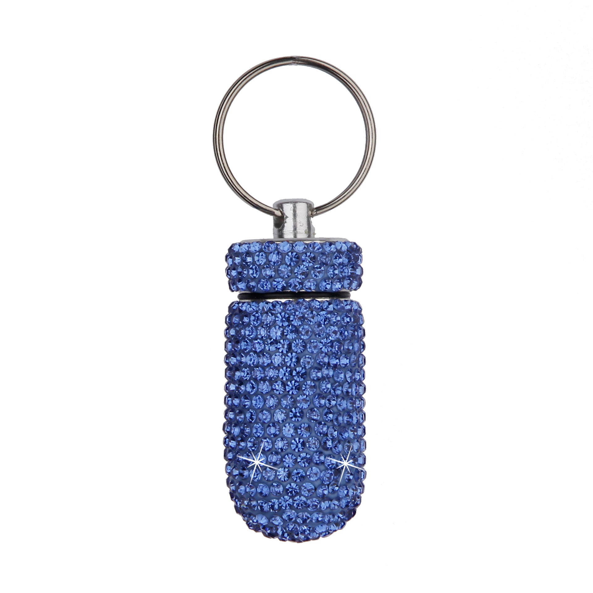 Rhinestone Container Keychain