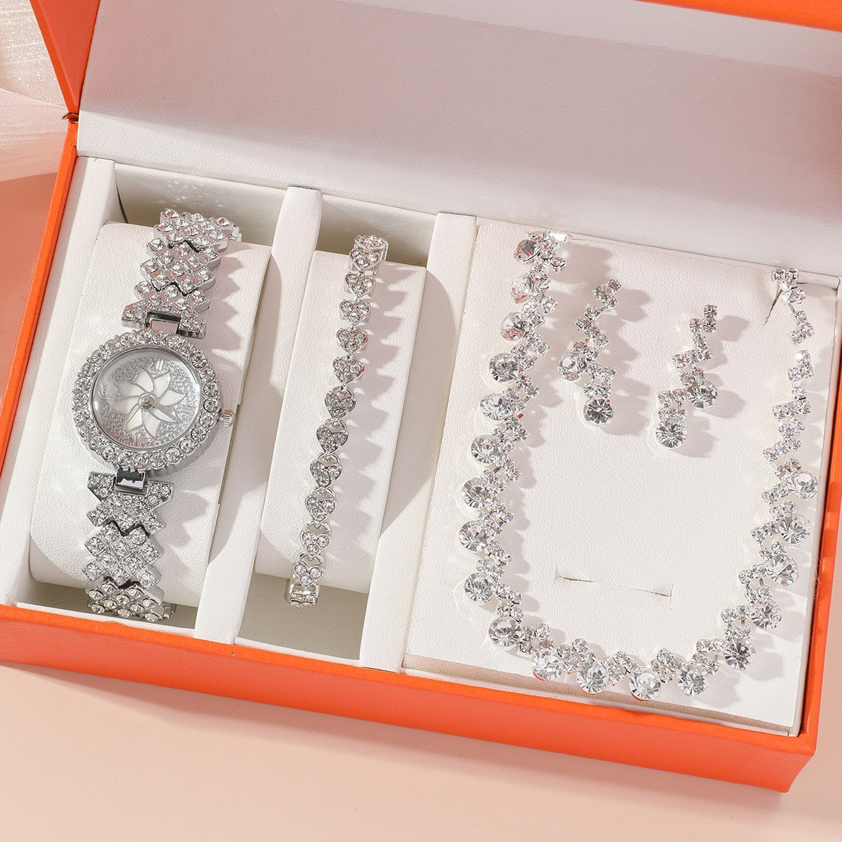 Women's Watch & Jewelry Set