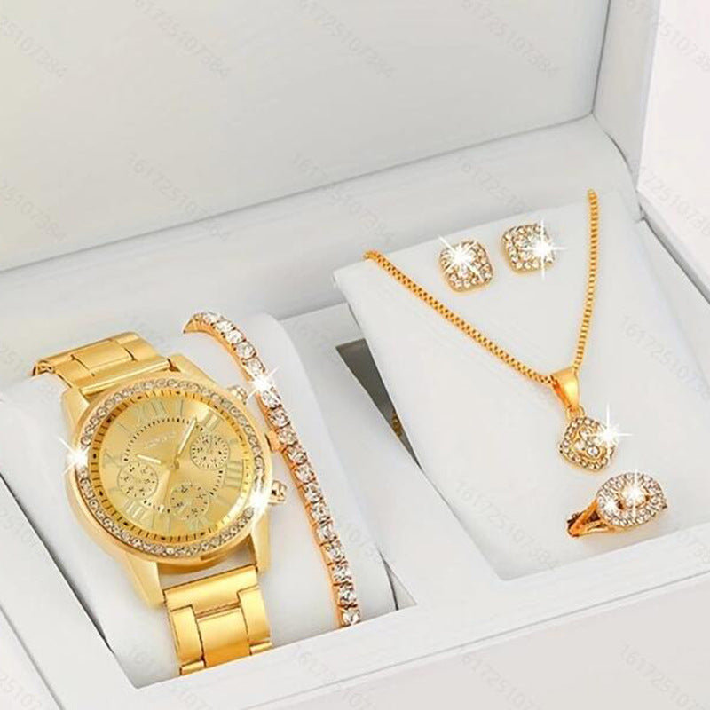 Women's Watch & Jewelry Set