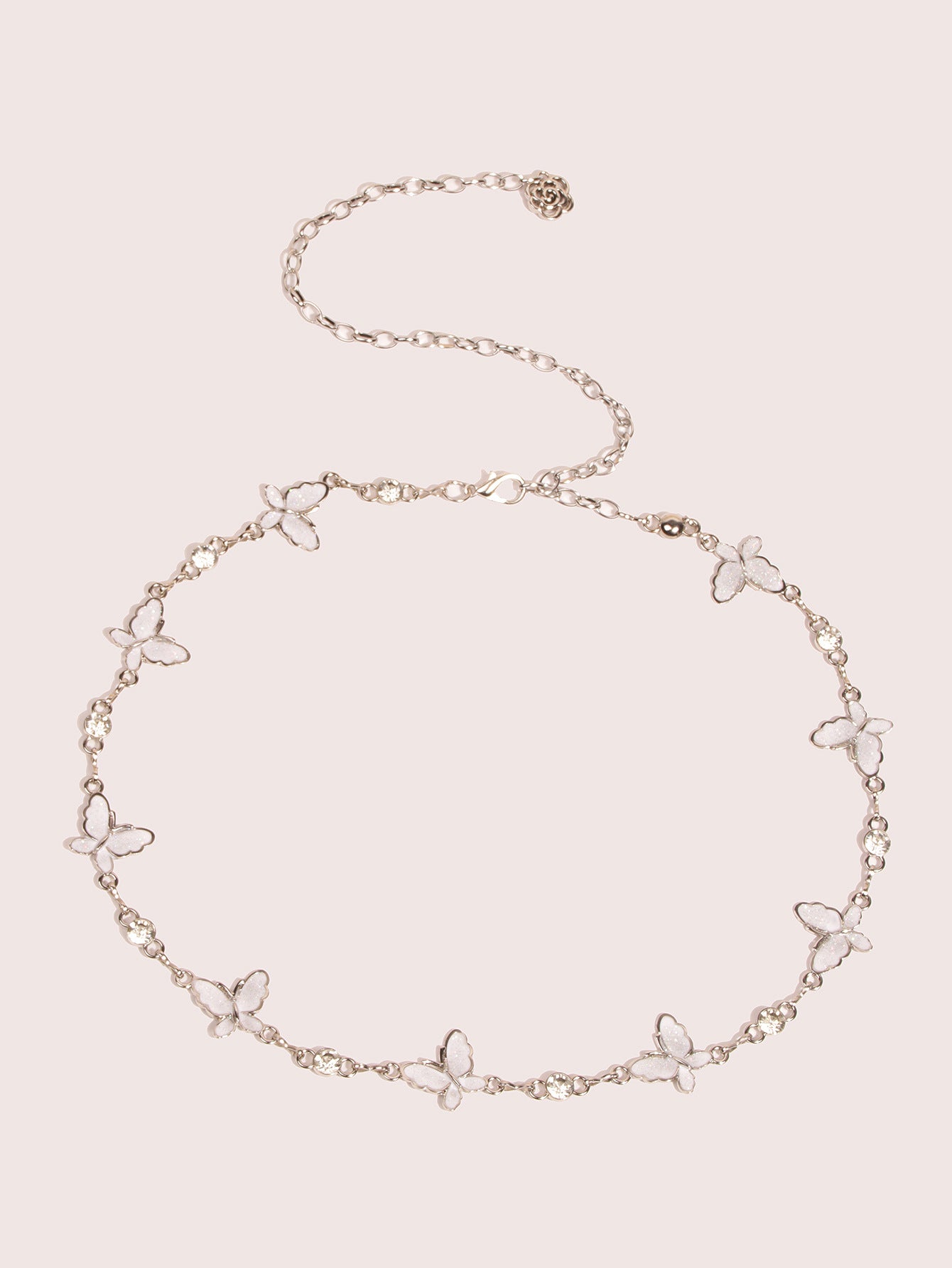 Butterfly Enamel Women's Chain Belt