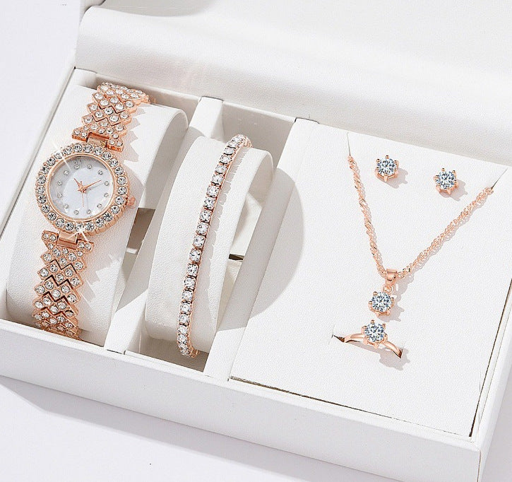 Women's Watch & Jewelry Set