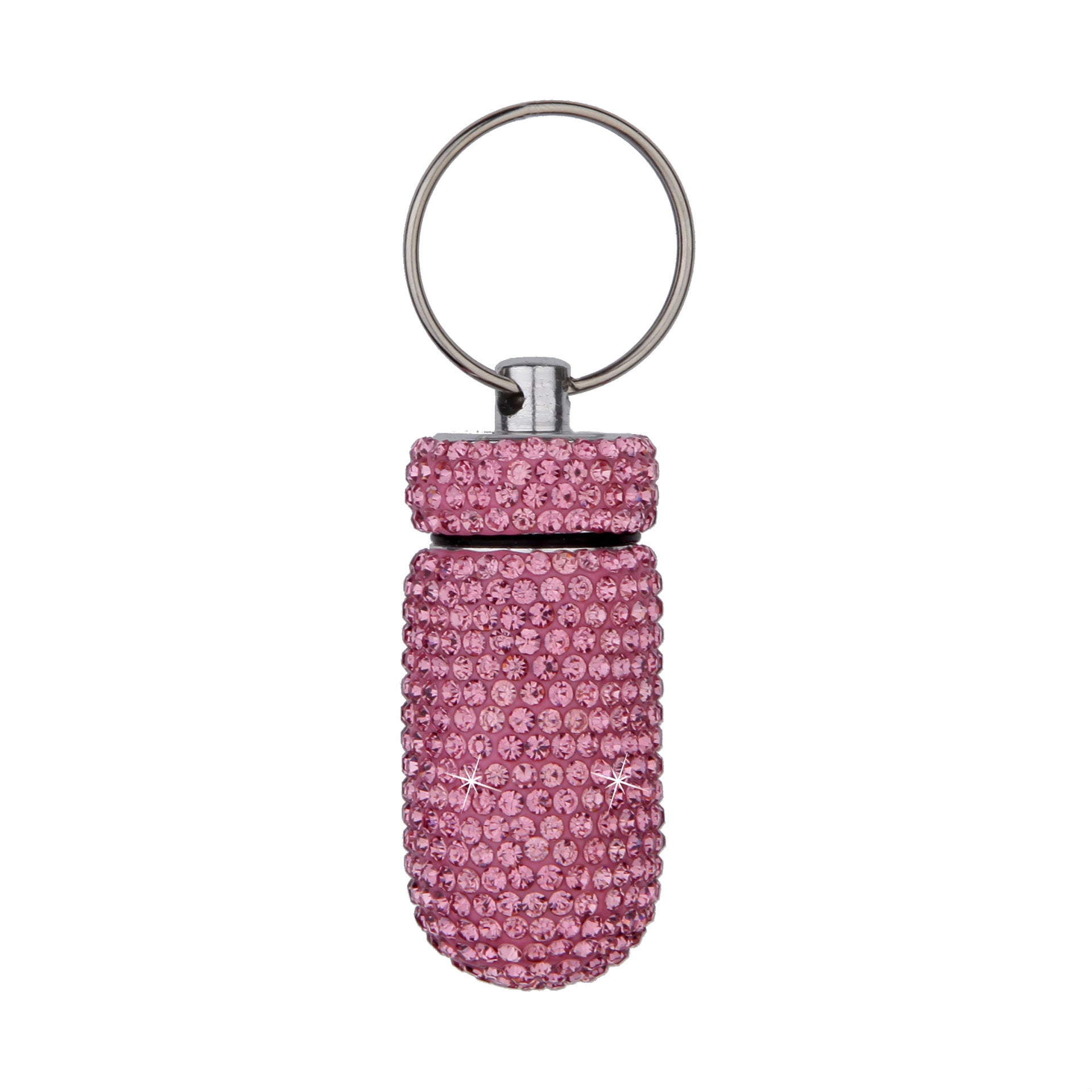 Rhinestone Container Keychain