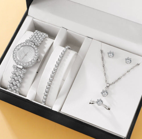 Women's Watch & Jewelry Set