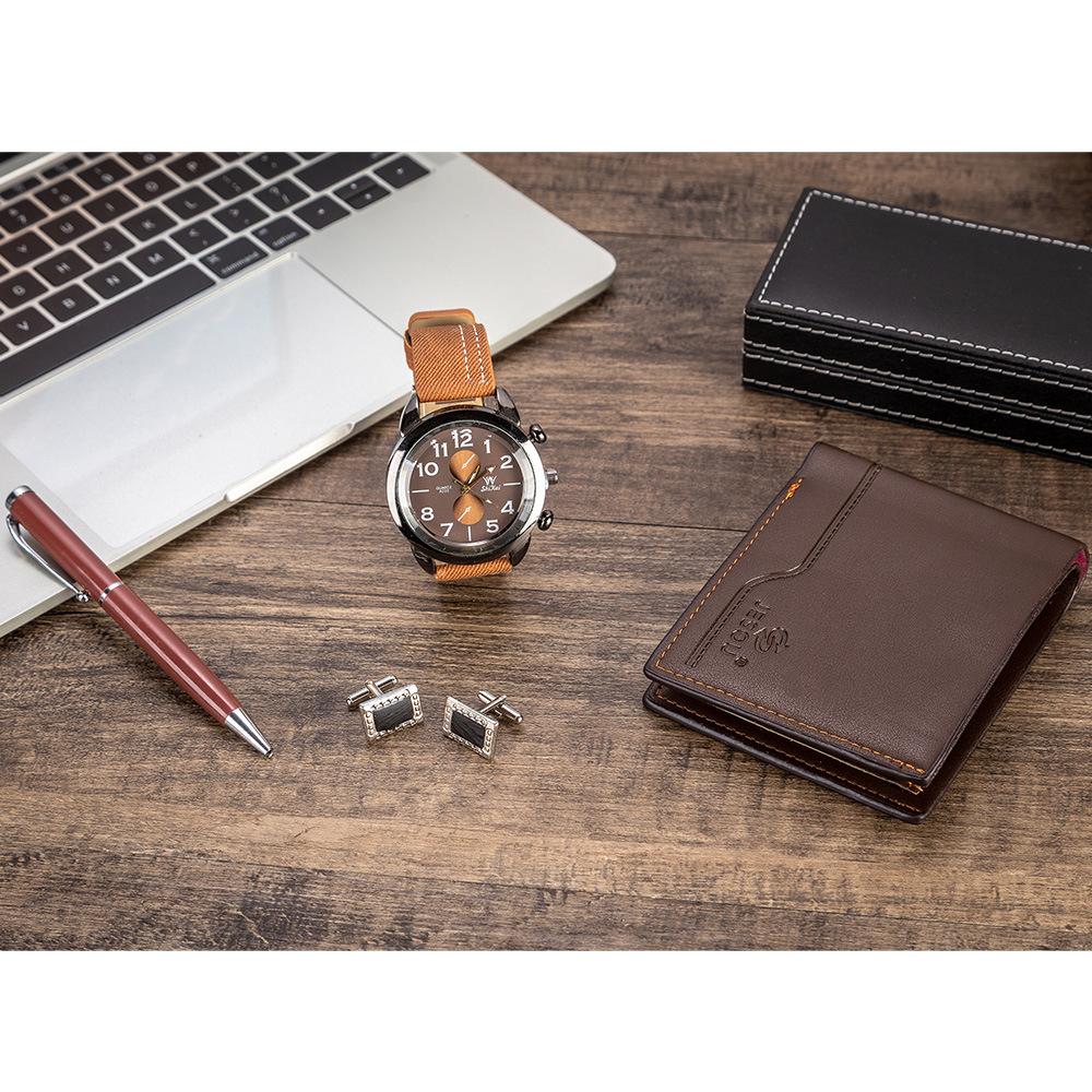 Men's Wallet & Cufflinks Pen Set