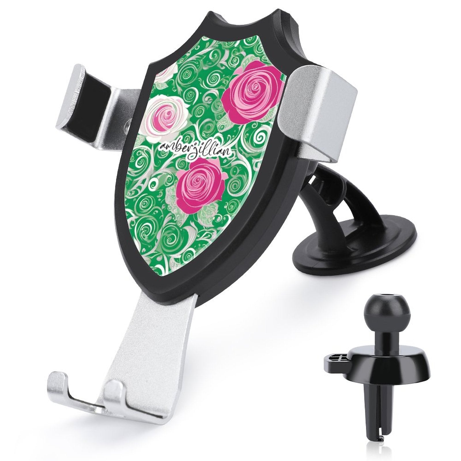 Rosy Green - Car Mount Mobile Phone Holder