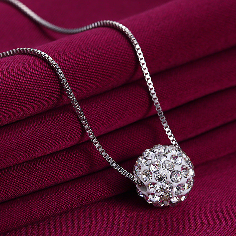 Spherical 925 Sterling Silver Necklace
